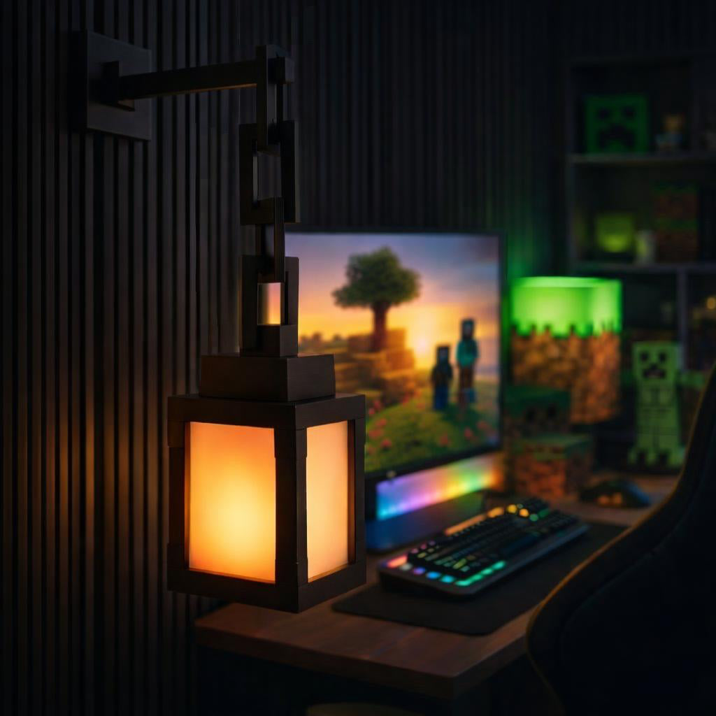 Pixel-Style Wandlaterne🏮